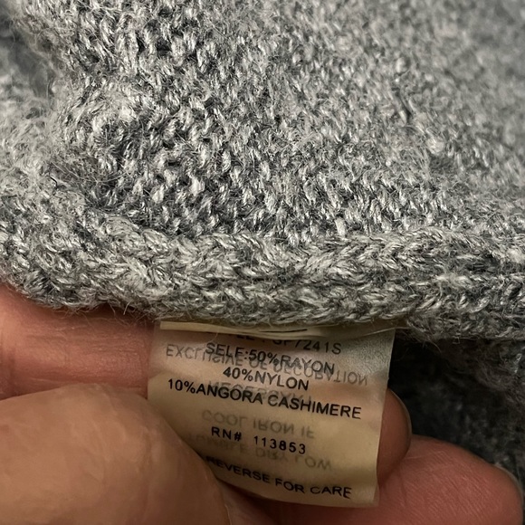 Gently Worn BRIXTON IVY Cardigan is 10% Angora Cashmere - Picture 10 of 12